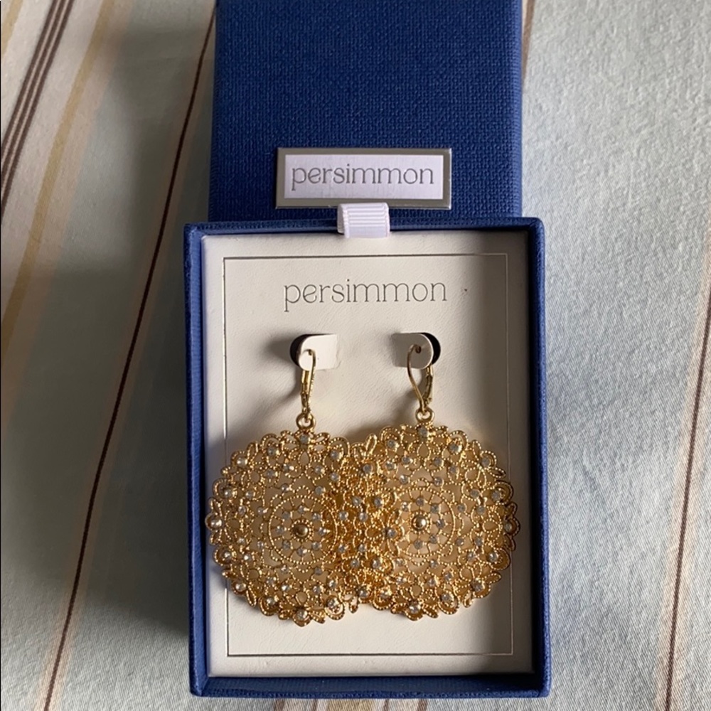 Persimmon earrings